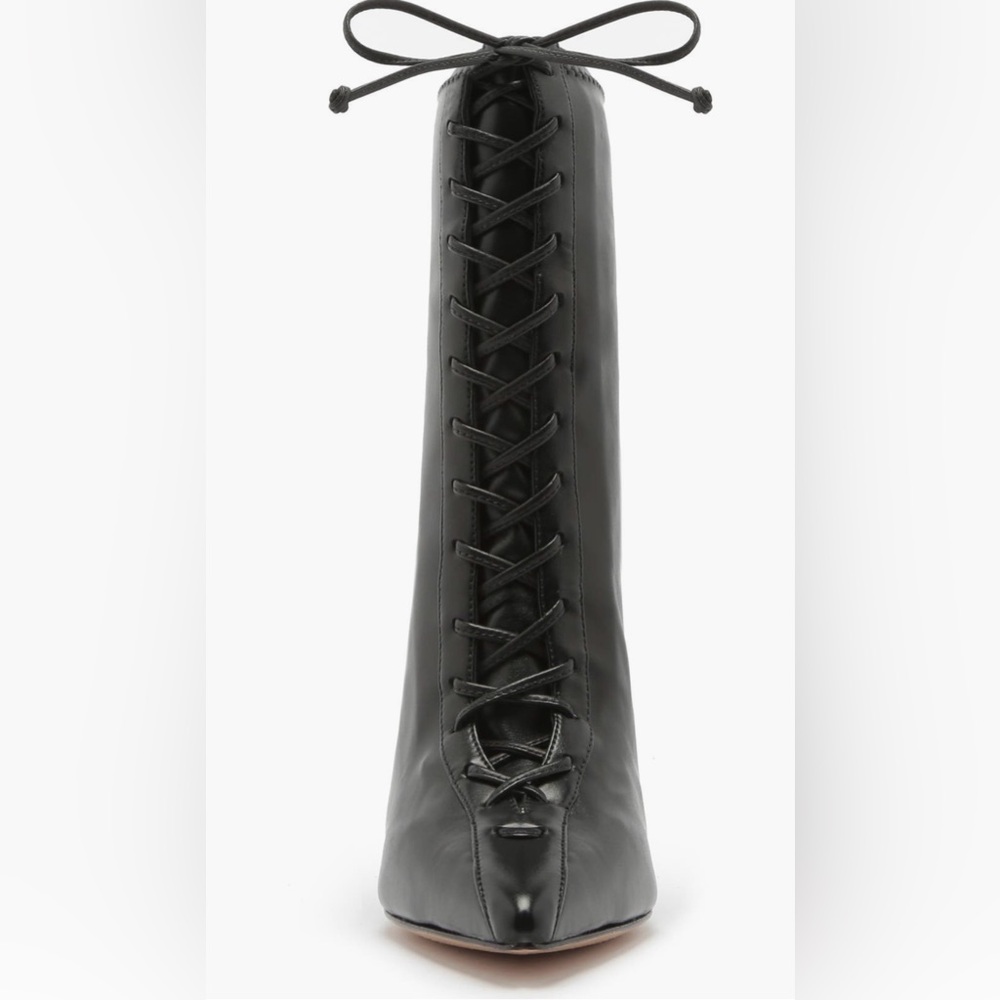 SCHUTZ Black Ankle Booties with Stiletto Heel - Picture 5 of 7